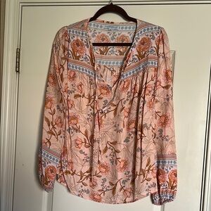 Floral Print Women's Top